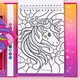 image 4 of Colour by Numbers - Unicorn Dreaming