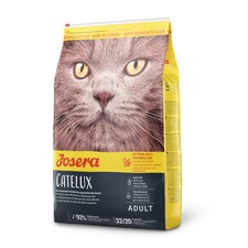 Josera Catelux | Complete cat food | Extreme Anti-Hairball | Ideal for long-haired cats | For fussy breeds | Gluten free | High meat | Skin & Coat | 10kg