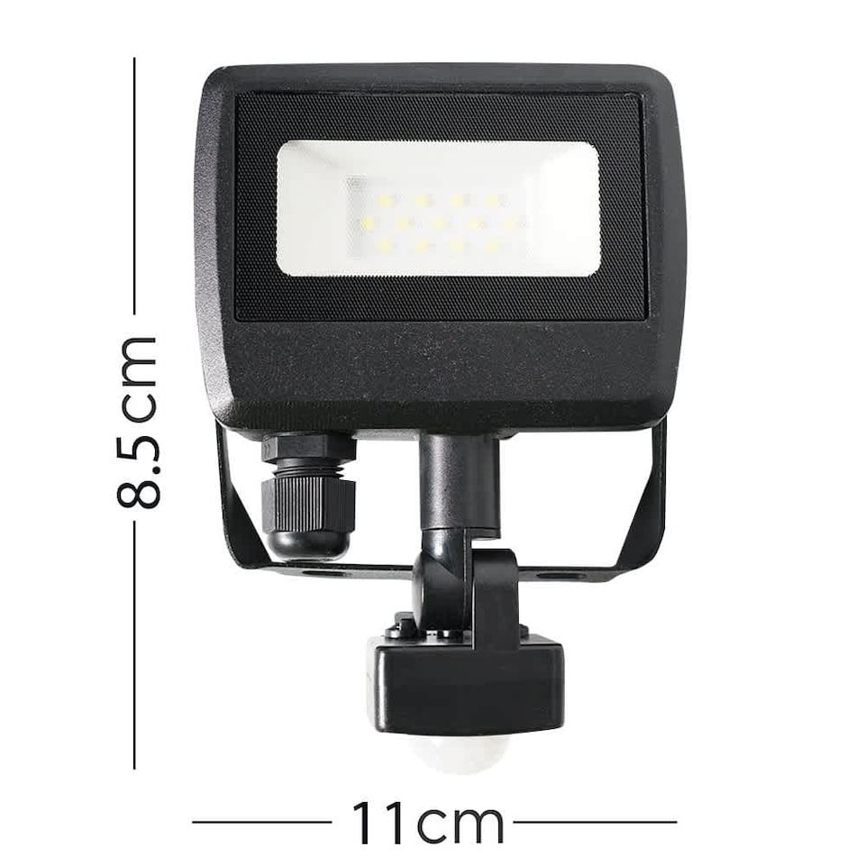 image 1 of ValueLights Floodlight Black Outdoor Wall Floodlight
