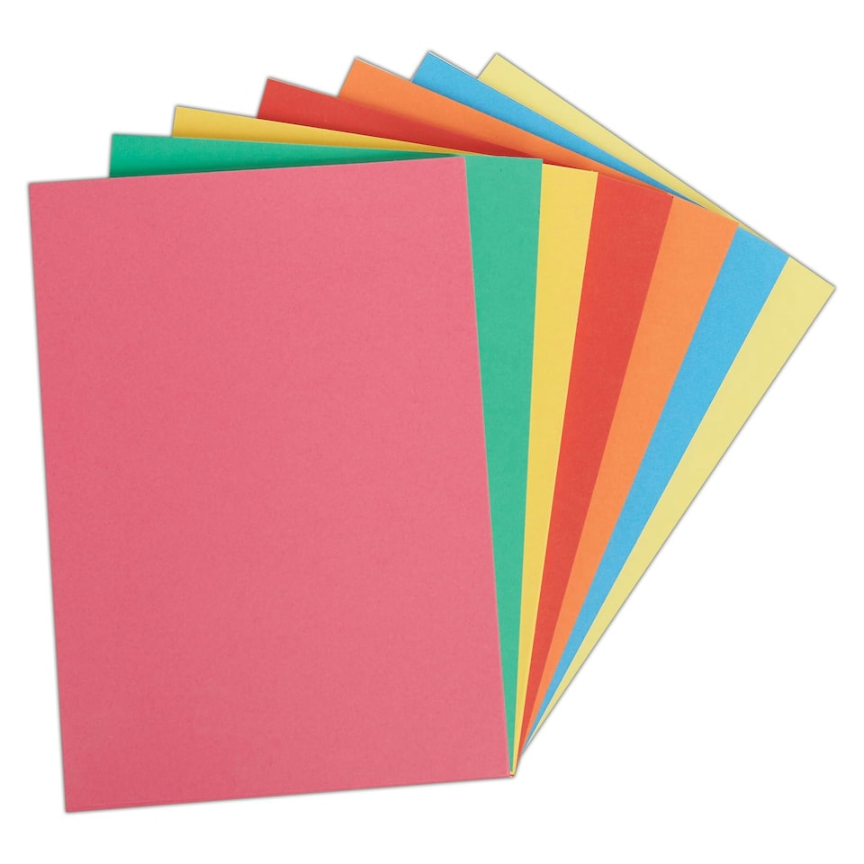 STEPHENS CARD A4 BRIGHT COLOURS 100 shts - Stephens