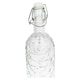 image 1 of 720ml Clear Cut Glass Reusable Clip Top Storage Bottle | Clear | 1