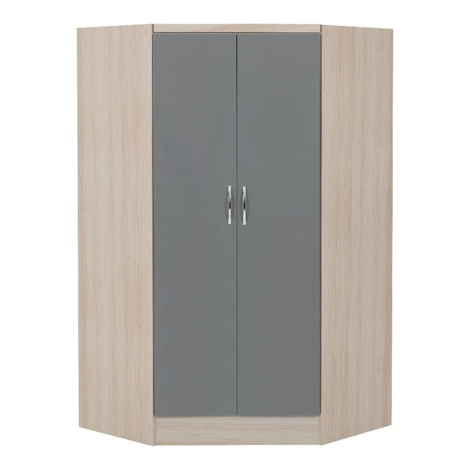 image 1 of Nevada 2 Door Corner Wardrobe Grey