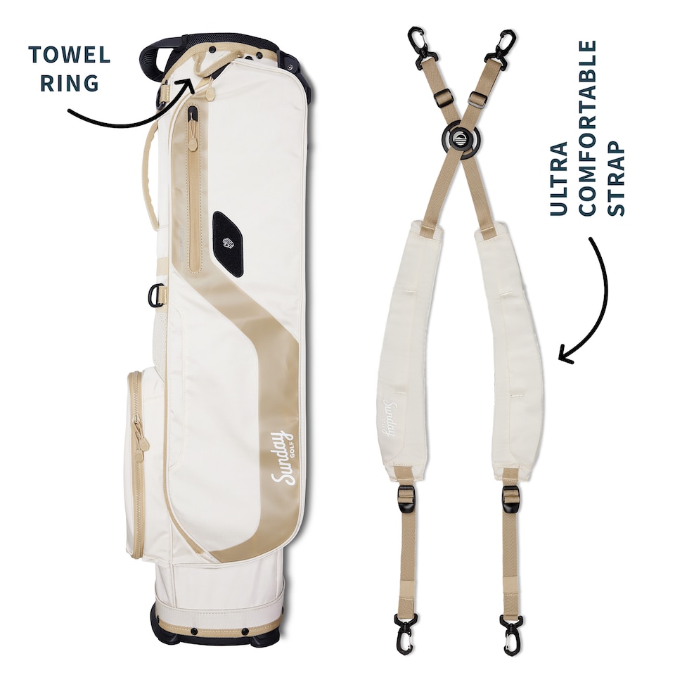 image 1 of El Camino Golf Bag - Toasted Almond