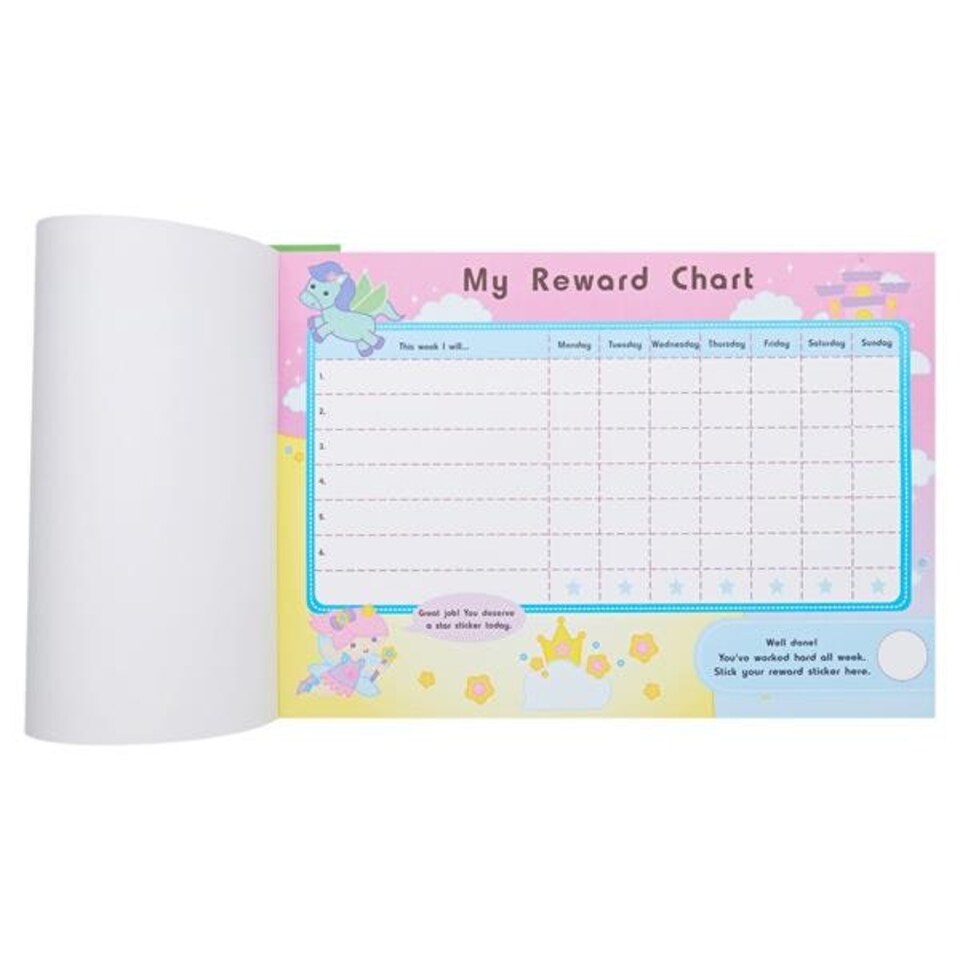 image 1 of Task And Reward Chart Pad With Stickers by Clever Kidz