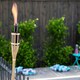 image 2 of 2ft Bamboo Torch Lantern - Outdoor Lighting Burner | Brown | 2