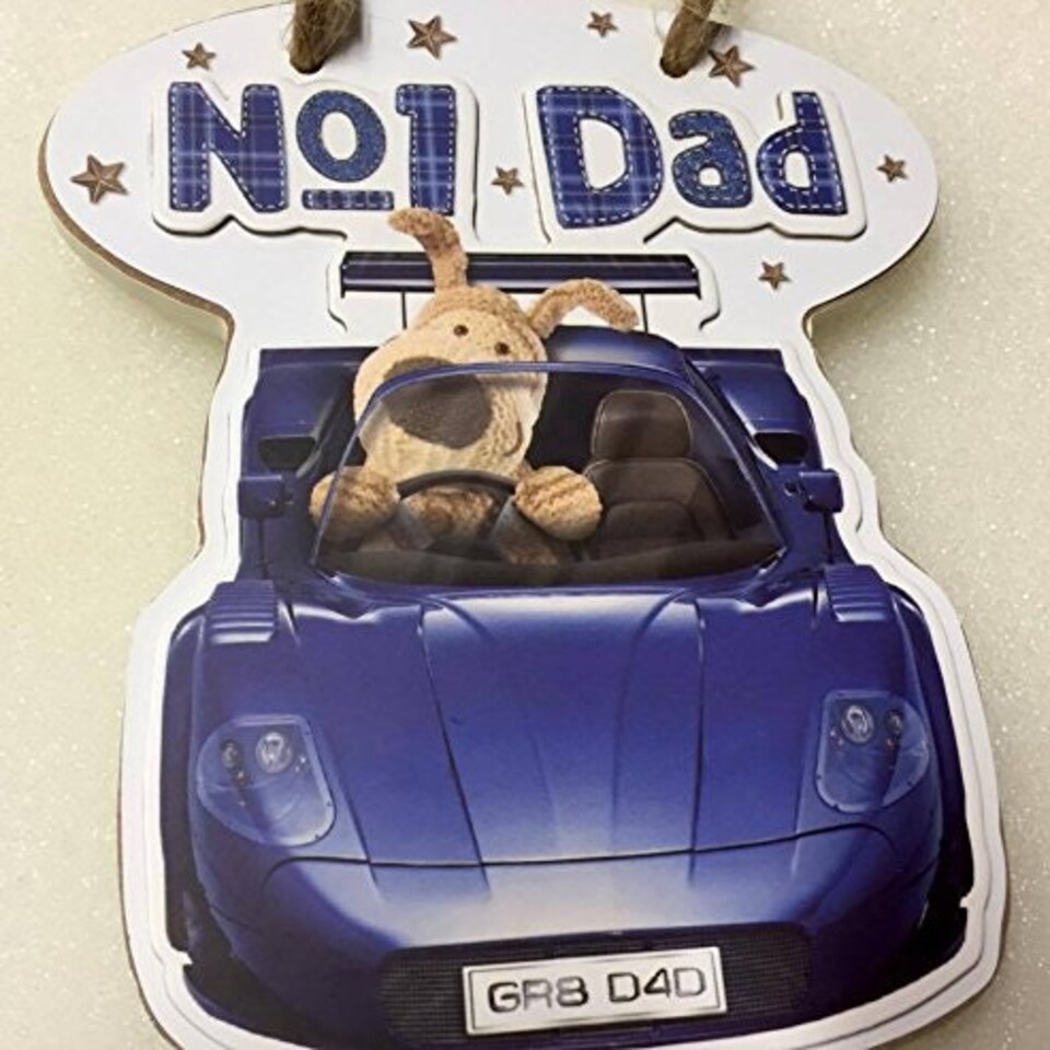 image 1 of No 1. DAD Boofle Hanging Plague GREAT DAD CAR Christmas Fathers day Birthday Any Occasion