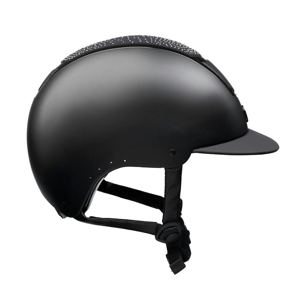 image 1 of Karben Unisex Adult Stella Fixed Peak Riding Hat - Black - 59cm - 61cm Black | 59cm - 61cm