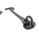 image 3 of Hammer & Tongs Rustic Cabin Hook and Eye - W165mm - Black