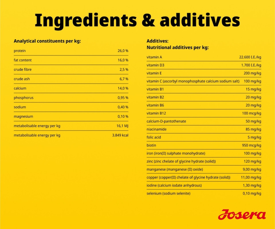 image 1 of Josera Adult Festival complete dog food | For fussy dogs | Feed dry or wet for delicious gravy | Chicken & Salmon | All breed sizes | 12.5kg