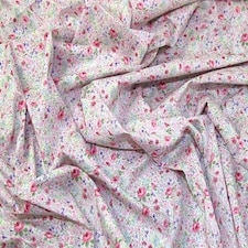 Pink Cotton Lawn Fabric for Dressmaking, 140cm / 55" Wide - per metre