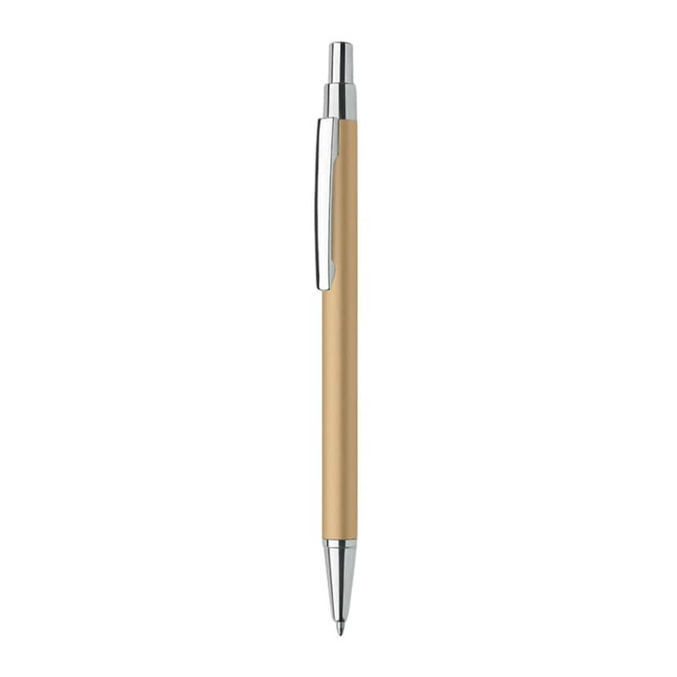 image 1 of MidOcean Dana Recycled Aluminium Ballpoint Pen - Gold - 14cm x 0.8cm
