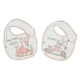 image 1 of Precious Baby Girl" Set of 2 Bibs In a Gift Box Christmas Birthday Baby Shower Gift