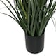 image 3 of 95cm Artificial Grass Plant Potted with Flower Detail