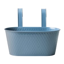FabFinds Over Fence Diamond Planter Blue 26.5cm