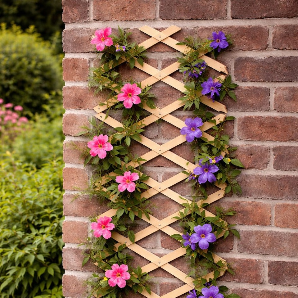image 1 of Marco Paul 180cm x 45cm Expanding Wooden Trellis