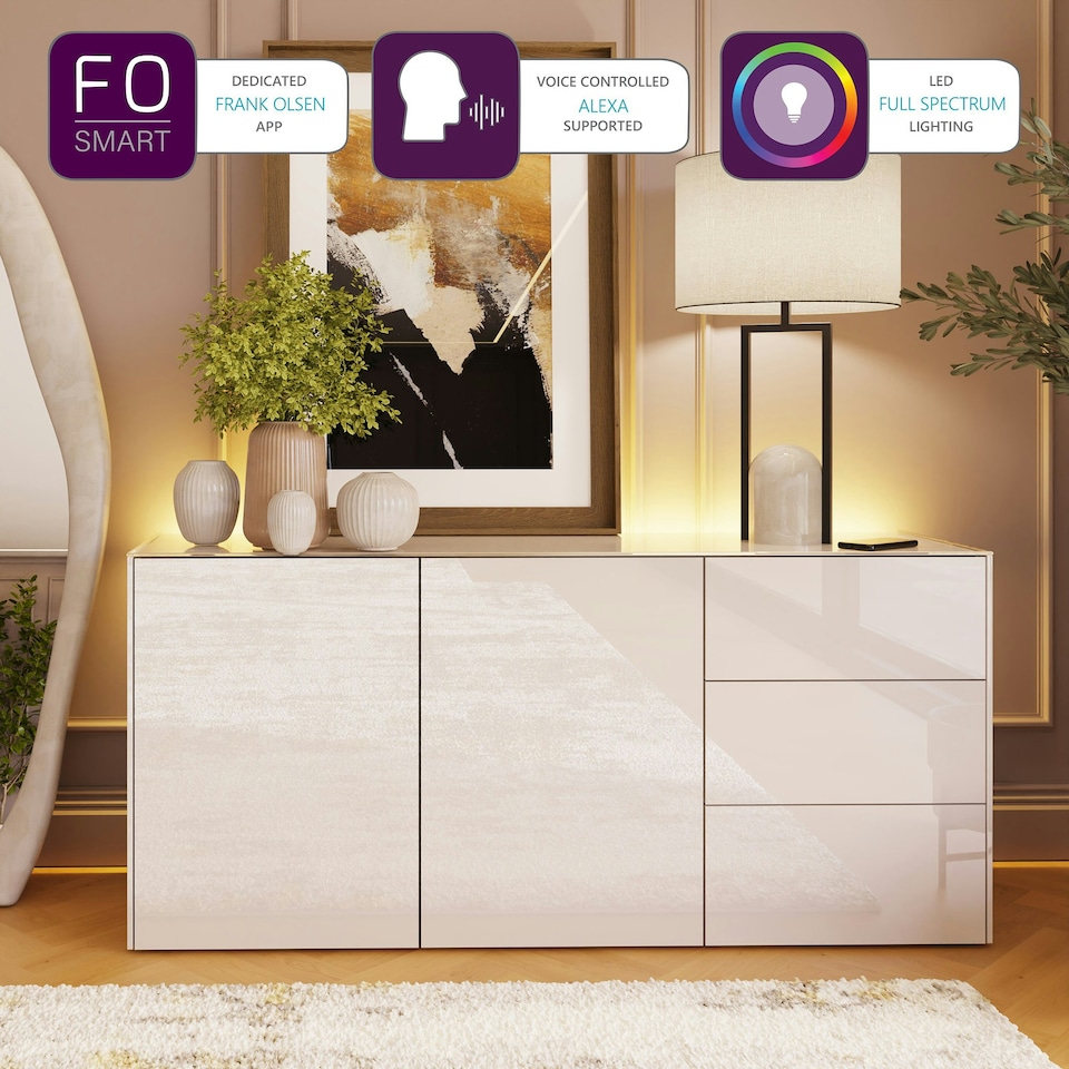 image 1 of Frank Olsen Intel Sideboard White | White