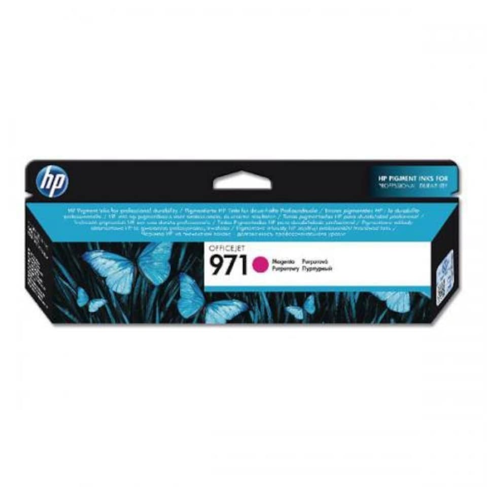 HP 971 Magenta Standard Capacity Ink Cartridge 25ml for HP OfficeJet Pro X451/X476/X551/X576 - CN623AE N/A
