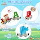 image 6 of A to Z Wooden Alphabet Train Set for Toddlers