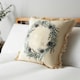 image 2 of BHS Wish You A Merry Christmas Cushion, Cream 