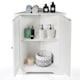 image 3 of COSTWAY Corner Bathroom Storage Cabinet Display Unit