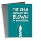 image 1 of Rude Candle Blow Birthday Card