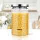 image 2 of Borosil Classic Jar with Steel Lid, Clear, 1.2 Litre