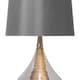 image 4 of Willis Satin Nickel Glass Table Lamp