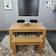 image 2 of Dining Table Set with 2 Chairs Dining Room and Kitchen table set of 2, and Bench Brown