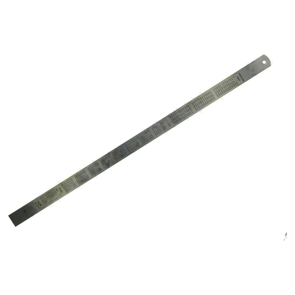 image 1 of Stainless steel ruler 24" / 610mm / straight edge / rule / measuring TE509