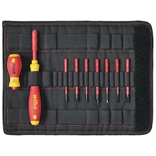 Wiha SoftFinish electric slimVario Screwdriver Set, 10 Piece (Set A)