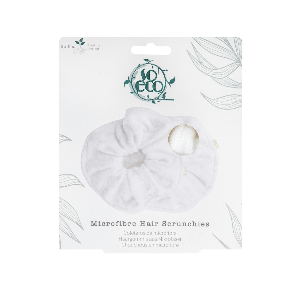 image 1 of So Eco Microfibre Hair Scrunchies (2 Pack)