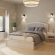 image 4 of Madrid Wooden Ottoman Storage Bed King White | White | White