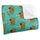 image 3 of Scooby Doo Repeat Print Blanket - Multicoloured - One Size