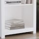 image 4 of Vida Designs Arlington 5 Tier Bookcase Shaker Style Display Storage, White & Oak