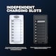 image 6 of Granicell 8 Bay AA AAA Battery Charger, USB Smart Battery Charger, Type-C Connector with LED Display, Individual Slots for Ni-MH Ni-CD Rechargeable Batteries