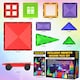 image 4 of Desire Deluxe Magnetic Building Blocks Tiles STEM Toy Set 57PC – Kids Learning Educational Construction Toys for Boys Girls Present Age 3 4 5 6 7 Year Old - Gift