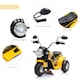 image 4 of HOMCOM Kids 6V Electric Motorcycle Ride-On Toy Battery 18 - 36 Months Yellow