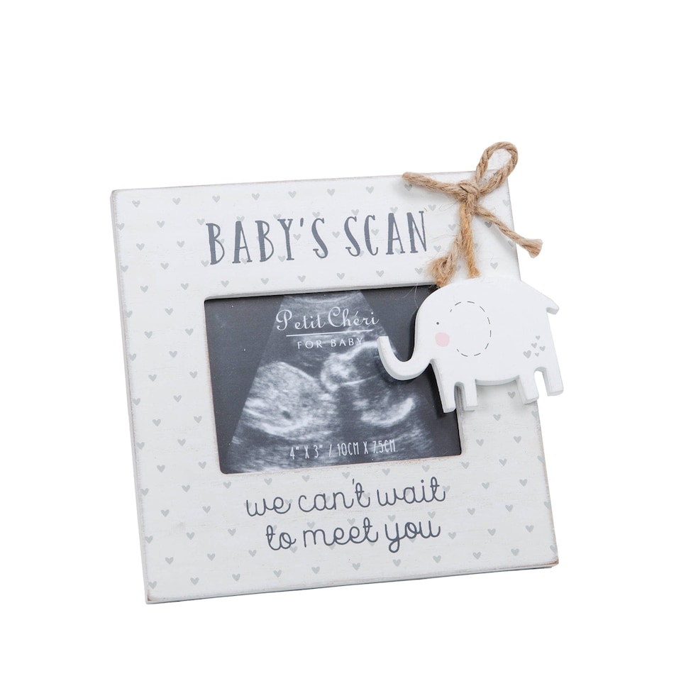 Widdop Gifts Petit Cheri Baby Scan Photo Frame 15 x 15 cm