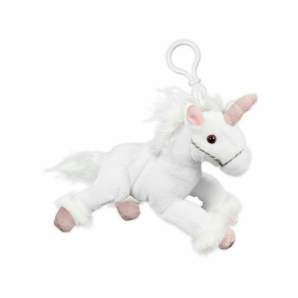 image 1 of Christmas Decoration 7" Stuffed Unicorn Pendant Stocking Filler Toy for Kids