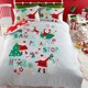 image 1 of Bedlam Santa Please Stop Here Duvet Cover Set Grey