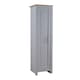 image 1 of Wardrobe 1 Door Hanging Rail Wood Bedroom Furniture Storage Unit | Grey