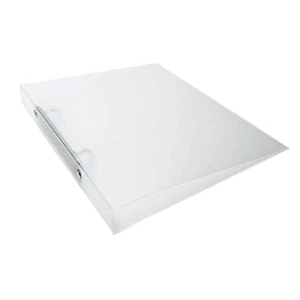image 1 of Pack of 10 A5 Slim Clear Translucent Ringbinders by Janrax