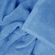 image 2 of Luxury Zero Twist Egyptian Cotton Bath Towels 70 x 120cm - Pack of 2 Blue | Bath towel