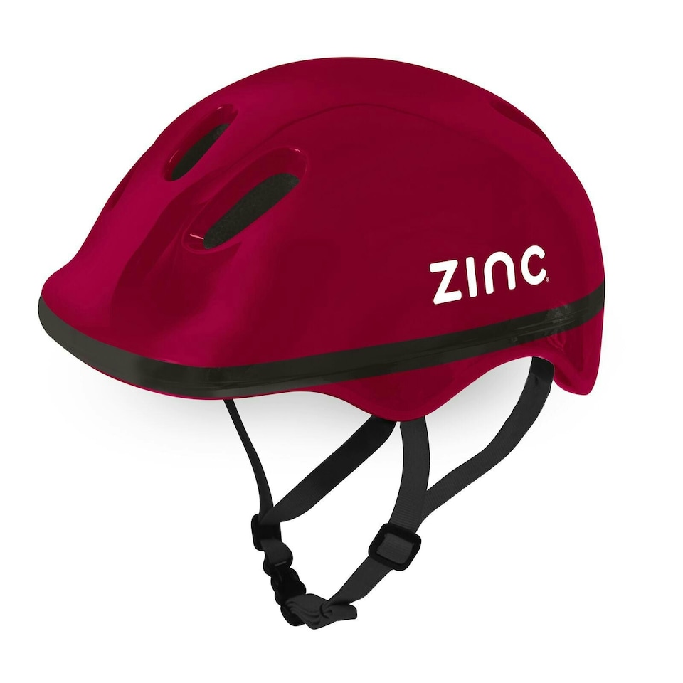 image 1 of Zinc Children's Bike Helmet Safety Bike Skateboard - Cherry Red Red | S