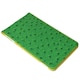 image 1 of Premium Ostrich Golf Scorecard Holder - Green / Yellow