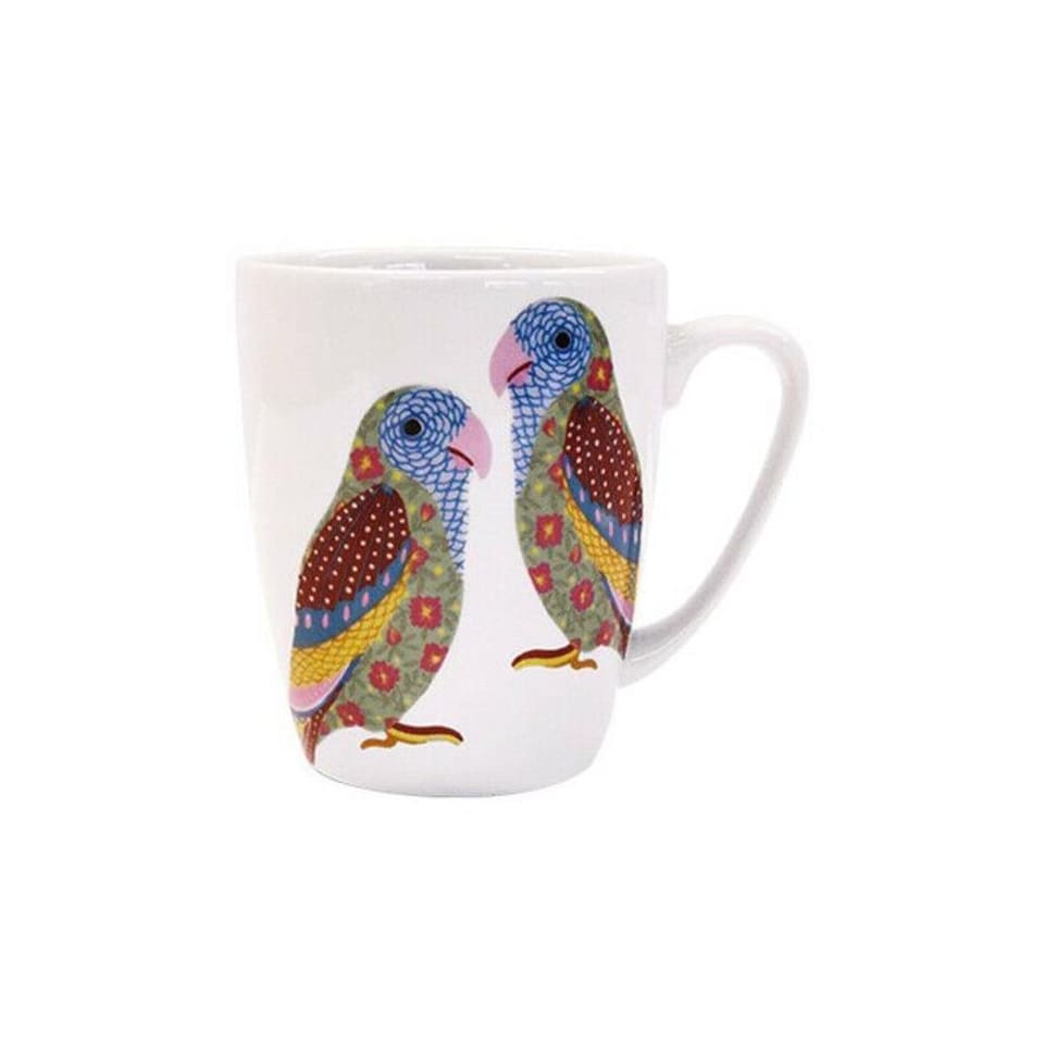 Churchill China Paradise Birds China Mug Love Birds 400ml White