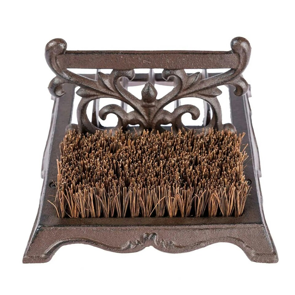 image 1 of Homescapes Cast Iron Boot Scraper and Cleaner