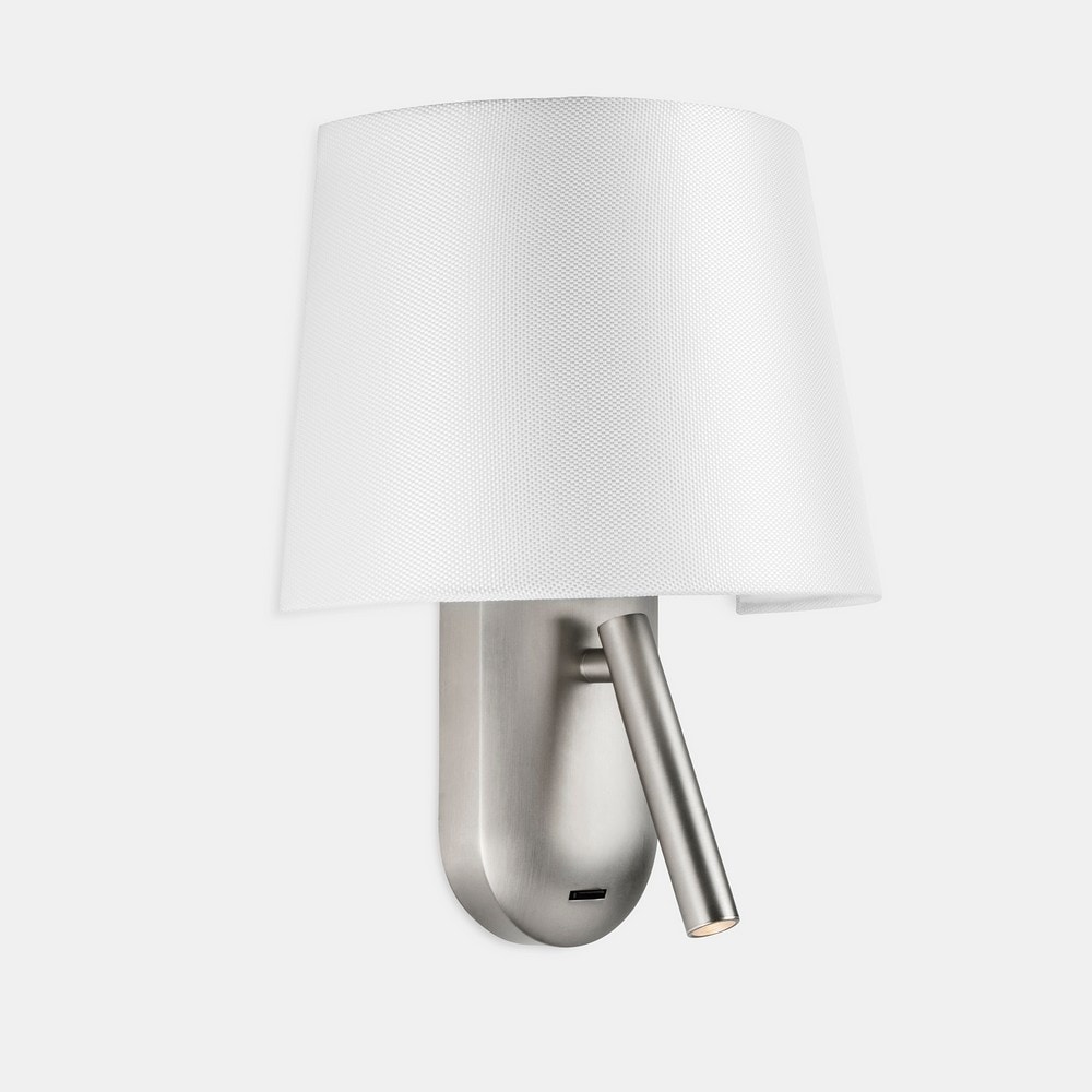 Screen LED Reading Light Nickel, White IP20 2.2W 2700K - Special Offer
