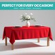 image 9 of Rectangle Wipe Clean Table Cloth, Polyester Table Cover - 52x70 Inch