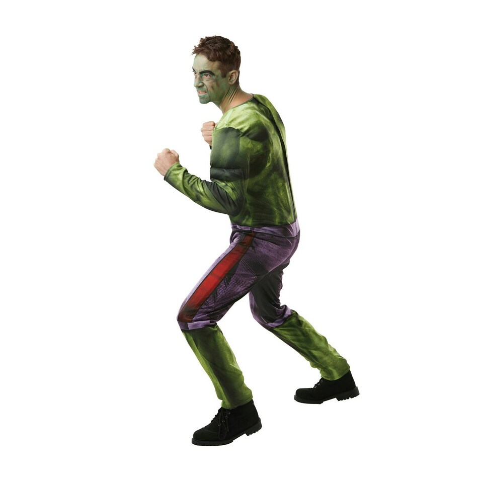 image 1 of Hulk Mens Deluxe Costume - Green/Purple - XL XL